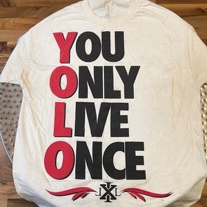 YOLO- You Only Live Once Mens T-shirt Vintage